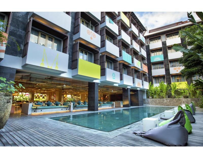 Resort pool in Seminyak, Bali